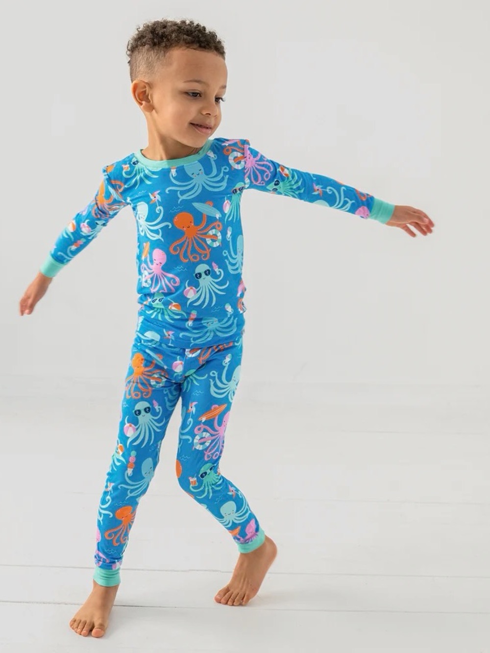 Little Sleepies Octopus Party Two-Piece Pajama Set